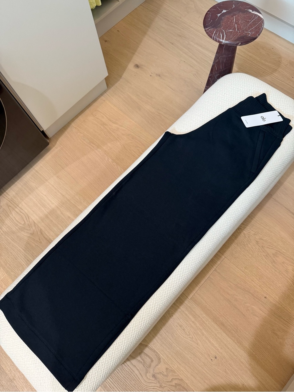ALO Yoga Black Wide Leg High-Rise Pants